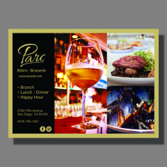 7"X8.5" Post Card Template
