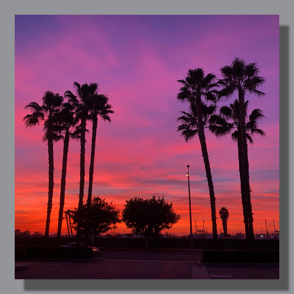 Santa Fe Springs just after sunset - Image by Scott.
