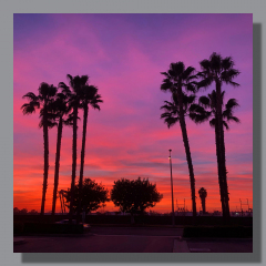 Santa Fe Springs just after sunset - Image by Scott.